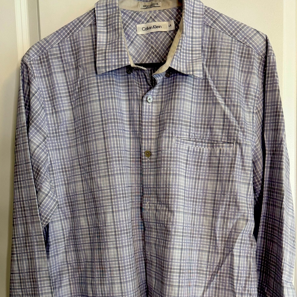 Calvin Klein 100% Cotton L/G Shirt